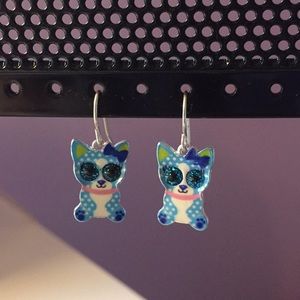 Dog Earrings NWOT